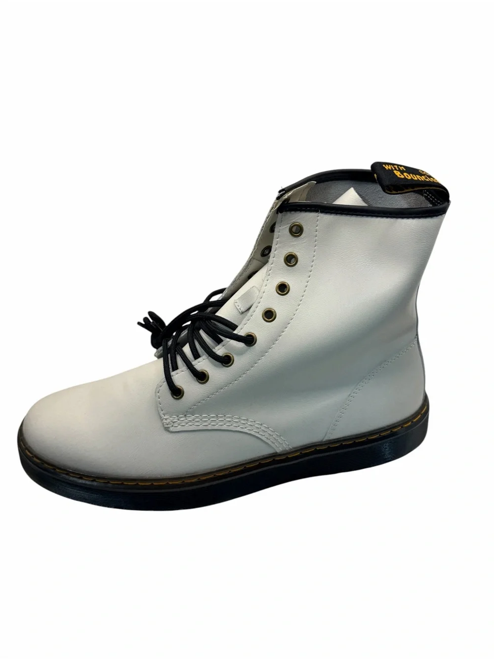 Dr. Martens Zavala White 8-Eye Boots Men’s Size 12 US / UK 11 / EU 46